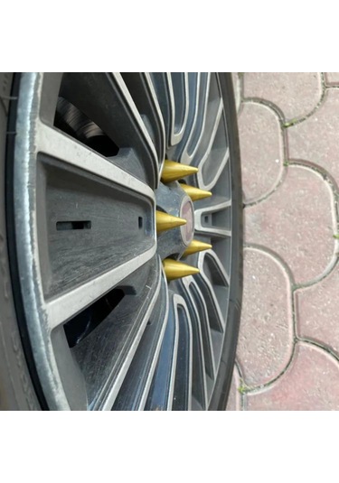 Sivri Mermi Bijon Kapağı Sökme Aparatlı Altın Sarısı 17mm