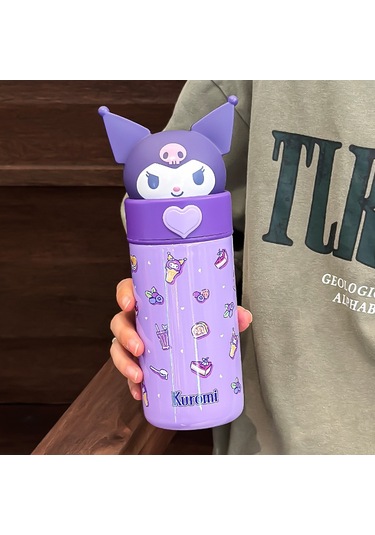 Lyon Kulomi Çocuk Termos Su Bardağı Mor Mor