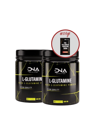 Dna Nutrition Glutamine Powder 300 Gr X 2 Adet Toplam 600gr