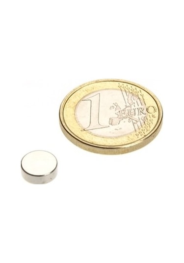 8 X 3 Mm Yuvarlak Neodyum Mıknatıs - 50 Adet