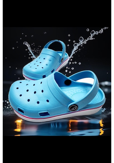 Yazlık Islak Zemin Yumuşak Taban Plaj,deniz Sandalet Terlik Turkuaz