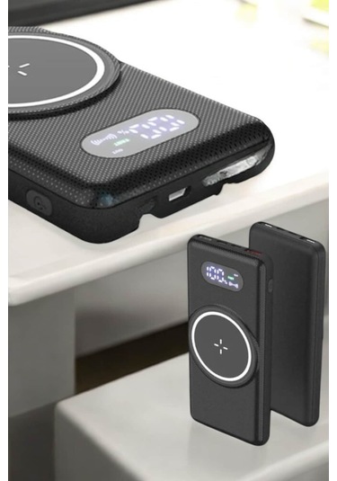 4 Çıkışlı 10.000 Mah Powerbank Dijital Göstergeli Hızlı Şarjlı Model Çok Renkli