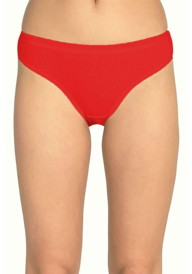 5Li Kadın Penye Bikini Külot Rengarenk Pamuklu