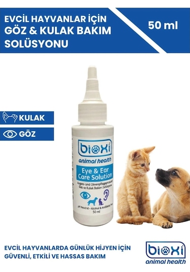 Bioxi Animal Health Göz & Kulak Bakım Solüsyonu 50 Ml