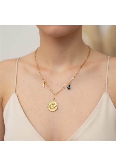 Eclipse Charm Kolye Çok Renkli