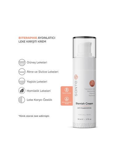 Sante Plus Biteraphie Aydınlatıcı Leke Kremi 50 ML