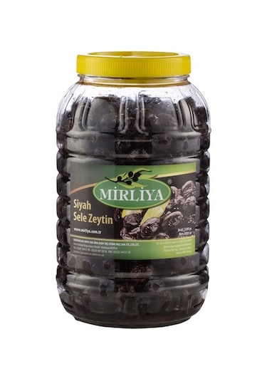 Mirliya Sele Siyah Zeytin 2 KG