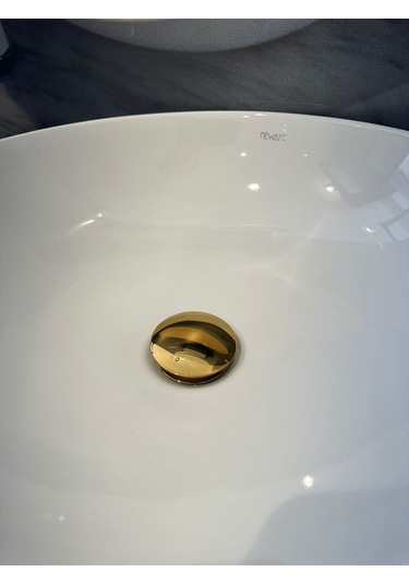 Nefa Yapı Altın Lavabo Sifonu Pup-up Bas-çık Gold Sifon Diğer