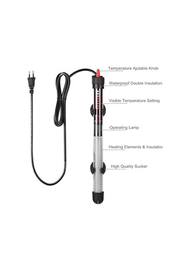 Agoodshop Abd Ht50w Stili Akvaryum Isıtıcı Ayarlanabilir 2 Vantuzlu Akvaryum Isıtıcı Braketi Tut