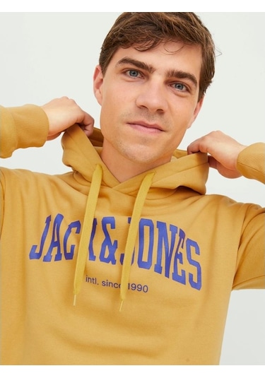 Jack & Jones Jjejosh Sweat Hood Noos Sarı Erkek Sweatshirt 000000000101863298 Sarı Jack & Jones Jjejosh Sweat Hood Noos Sarı Erkek Sweatshirt 000000000101863298 Sarı