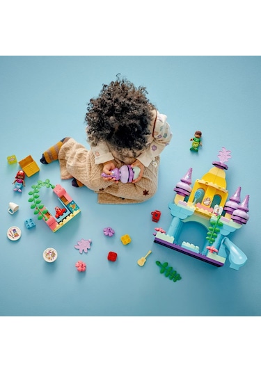 LEGO® DUPLO® │ Disney Ariel’in Sihirli Su Altı Sarayı 10435 - 2 Yaş & Üzeri Çocuklar için Eğitici Oyuncak Yapım Seti (116 Parça)