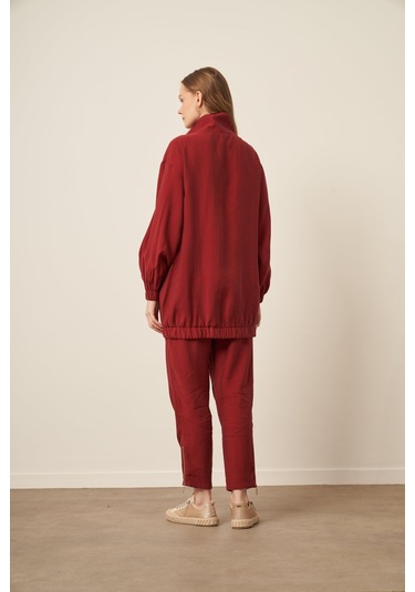 Ftz Women Kadın Modal Pantolonlu Takım Bordo 30716 Bordo