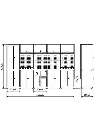 MT-1023 Modüler Çalışma Tezgahı -