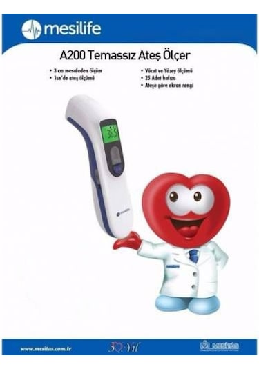 Medikaltec Mesilife - A200 Temassız Ateş Ölçer