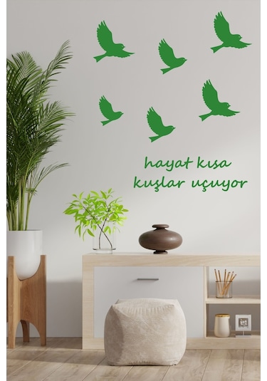 Kuşlar Uçuyor Dekoratif Duvar Sticker