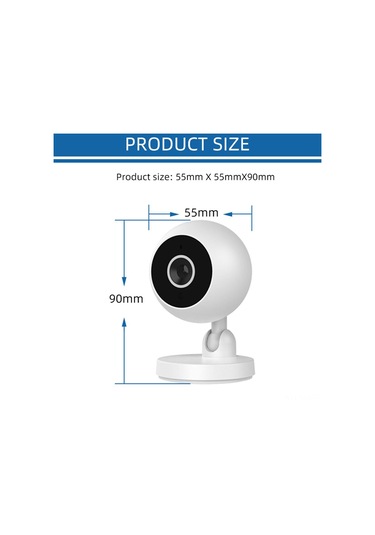 Yaozixa A2 Ev Güvenliği Kamera: 1080p Hd, İki Yönlü Ses, 360 Döndürme, Entegre Wıfı İle Uzaktan İzleme Ve Gece Görüşü Diğer