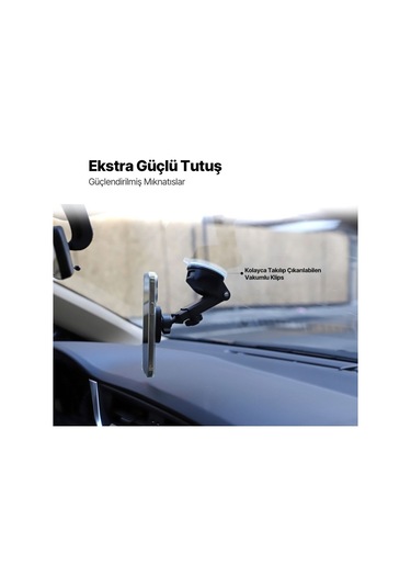 Ttec 2tt35 Easy Drive Flex M Araç Içi Magsafe Uyumlu Telefon Tutucu