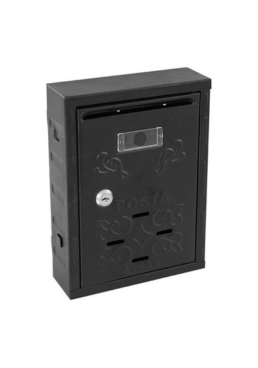 Akşan Posta Kutusu Motifli Siyah 203