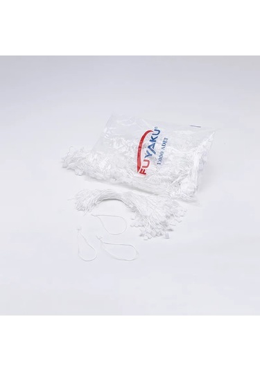 Fuyaku Kilitli İp Klips Beyaz 18 Cm 1.000 Adet