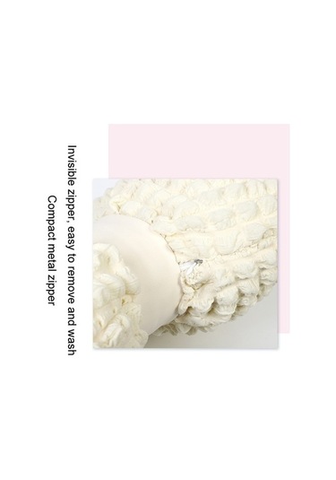 Wondernest Oto Koltuğu Nefes Alabilen Rahat Puf Yastık Döşemesi, Kafalık Bej Renk