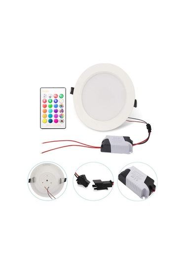 Uzaktan Kumandalı 12 W Gömme Led Aydınlatma Diğer