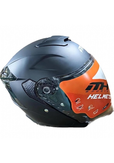 MH Sports MH836 Kapalı Motosiklet Kaskı Mat Mavi