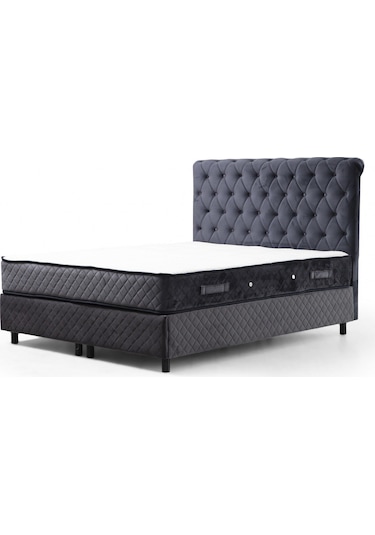 160x200 Sonata Baza+başlık+yatak Antrasit