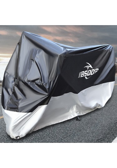 Mufunye Yazlık Kışlık Sıcak Suya Dayanıklı Oxford Kumaş Motosiklet Kaputu - Kilit Delikli, Yağmur Ve Güneşten Koruma, 245x105x125 Cm