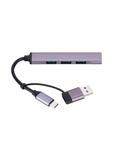 809-a 6'sı 1 Arada Usb+tip-c - Usb Hub Adaptörü Diğer