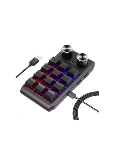 Dancemonkey 12 Tuşlu Kablosuz Klavye - Kırmızı Switch, Ps3/pc Tasarım İçin