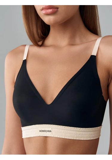 Bonechka Lensiz Push-up'sız Sütyen 164737717 Siyah