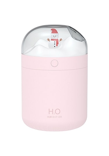 Sones 500ml Kar Adamı Nemlendirici Usb Masaüstü Büyük Kapasiteli Renkli Ortam Işığı Hava Nemlendirici