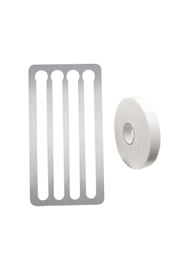 Metabagua Kahve Kapsül Tutucu, Paslanmaz Çelik Kahve Kapsül Tutucu Çift Taraflı Yapışkanlı 40 Kahve Kapsül Organizatör Tutar 1ısnu1 Gümüş