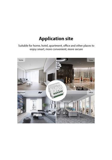 Suofeng Zigbee Akıllı Perde Kontrolörü - 3a Zamanlayıcı Ve Ses Kontrollü, Ev/otel/apartman İçin Tuya Uyumlu, 1 Adet