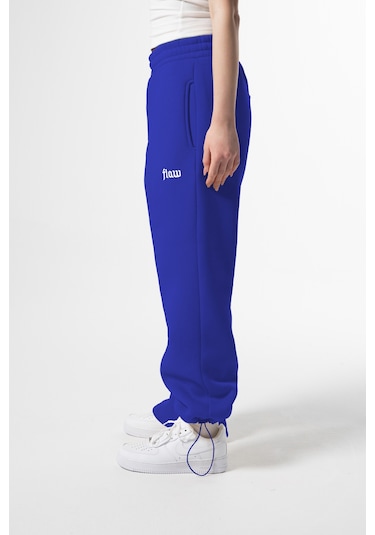 Flaw Atelier Baggy Eşofman Altı-28818 Saks Mavi