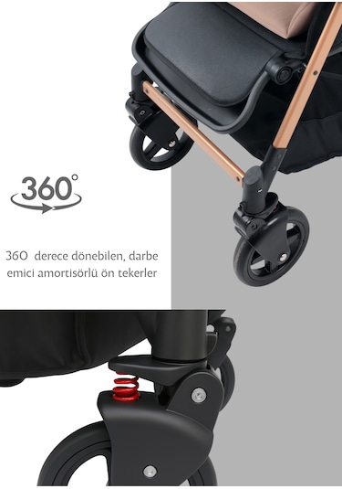 Joell Trendy Çift Yönlü Travel Sistem Bebek Arabası