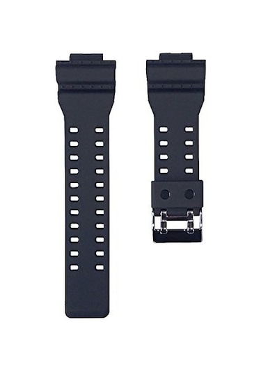 Casio G-Shock Ga100 / Ga110 Uyumlu Mat Siyah Renk Saat Kordonu (379255420)
