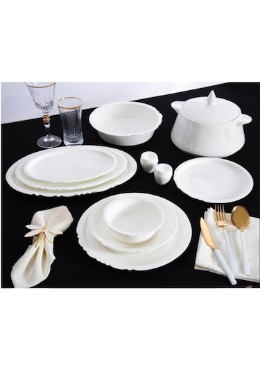 Massimo Rumi Sade 60 Parça Yemek Takımı