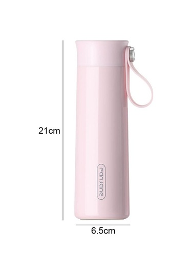 Fanjane Hatırlatıcı İçme Akıllı Termos Kupası Pink Pembe