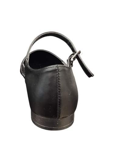 Merry Pace 637231z Dar Kalıp Yuvarlak Burun Günlük Kadın Babet Ayakkabı Siyah