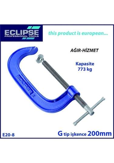 Eclipse E20-8 G Tip Ağır Hizmet İşkence 200 MM