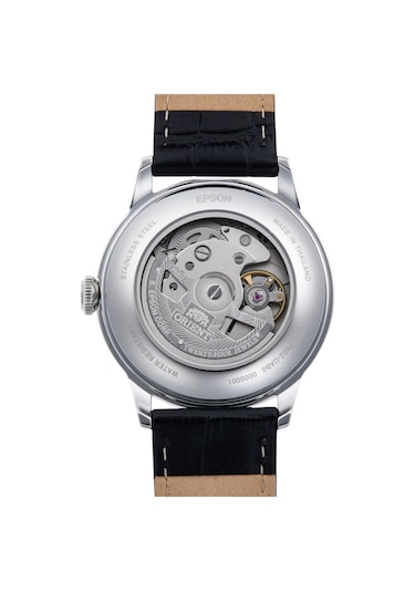 Orient Kurmalı Otomatik Deri Siyah 38 Mm Erkek Kol Saati