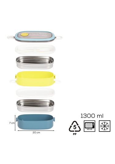 Porsima 66729 Stainless Steel Vakumlu Lunch Box Sefer Tası 1300 ML