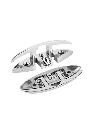 Lemestar Denizcilik Donanımı 5 İnç Çelik 316 Gömülü Katlanabilir Emniyet Çivisi, Rope Mooring İçin Dayanıklı Tesisat Aksesuarı