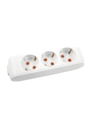 Viko Multi-let Üçlü Priz Topraklı Çocuk Korumalı Klemensli Grup Priz