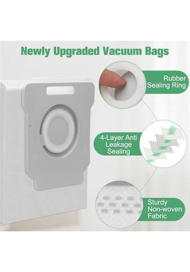 Sointeresting Irobot Roomba I1+ I7 I7+ I3+ I4+ I6+ I8+ J7+ Plus I & J Plus Serisi Elektrikli Süpürge Parçaları Silindir Fırçalar Filtreler Torbalar