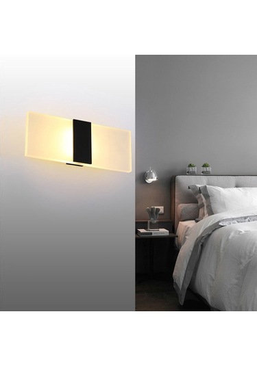 Modern Duvar Aplikleri Led Duvar Lambası 6w İç Mekan Yukarı Aşağı Koridor Aydınlatması Duvara Monte Işıklar Yatak Odası Oturma Odası Koridor Başucu Dekorasyonu Beyaz