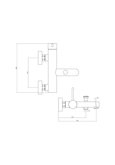 Fause Banyo Bataryası Lisio Siyah Kbb121-B Mat Siyah