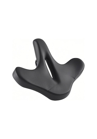 Jeemson Geniş Ve Konforlu Bisiklet Sele - Şok Emici Tasarım, Dağ Ve Şehir Bisikletleri İçin Siyah