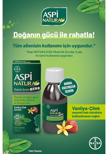 Aspi Natura Kids  Şurubu 120 ML
